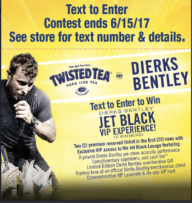 Win Tickets To See Dierks Bentley From Twisted Tea King